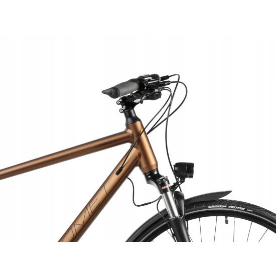 Rower trekkingowy ROMET WAGANT 9 brązowo-czarny 19 M