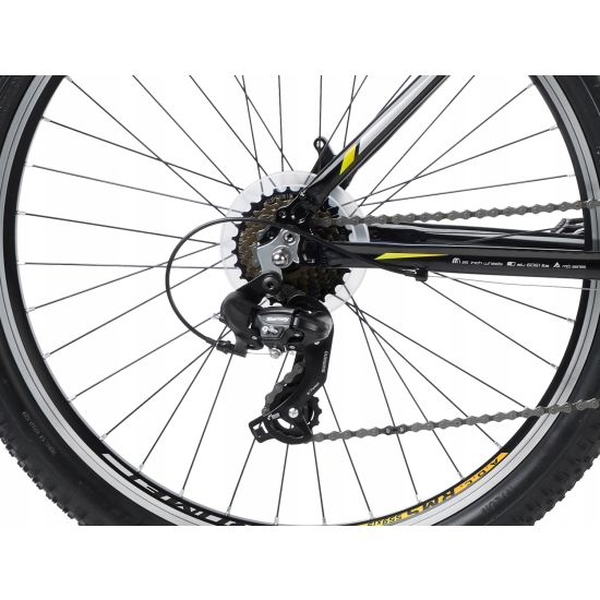 Rower ROMET RAMBLER R6.0 czarno-żółty 14 S