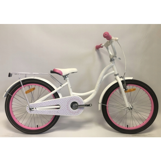 Rower dziecięcy STORM LASSIE 20 biały/różowy