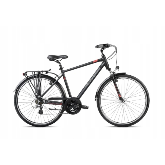 Rower ROMET WAGANT 1 czarno-czerwony 19 M