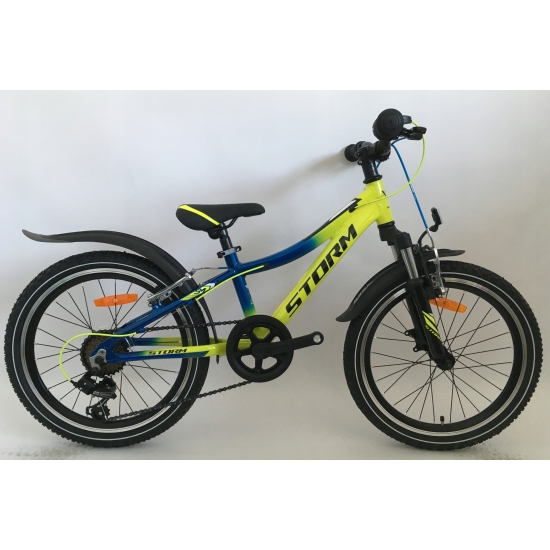 Rower STORM RACER 20 2VBR żółty/granat