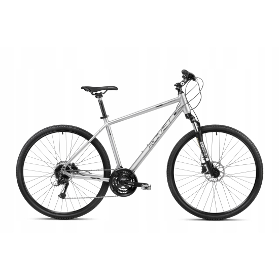 Rower ROMET ORKAN 4 M LITE srebrno-czarny 18 M