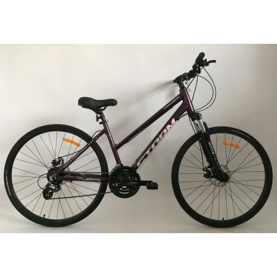 Rower STORM CROSS AERO 2.0 LADY fioletowy 17