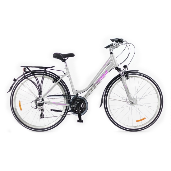 Rower STORM MARATHON 4.0 LADY biały/różowy 17