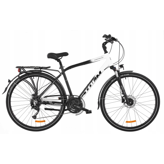 Rower STORM MARATHON 9.0 MAN biały/czarny 19