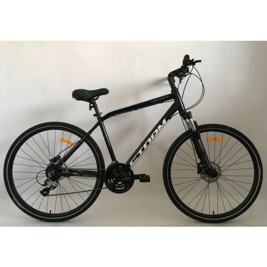 Rower STORM CROSS AERO 3.0 MAN czarny/biały 19