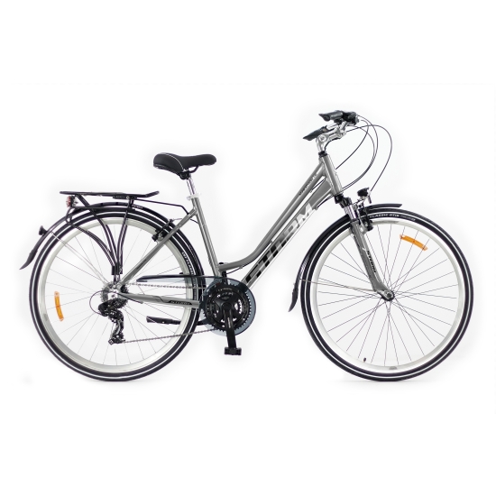 Rower STORM MARATHON 1.0 LADY srebrny/biały 17