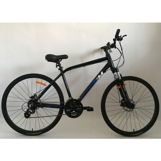 Rower STORM CROSS AERO 2.0 MAN czarny/niebieski 19