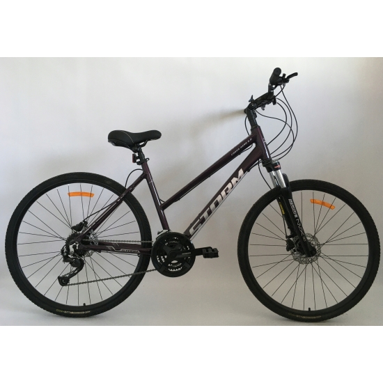 Rower STORM CROSS AERO 5.0 LADY fioletowy 19