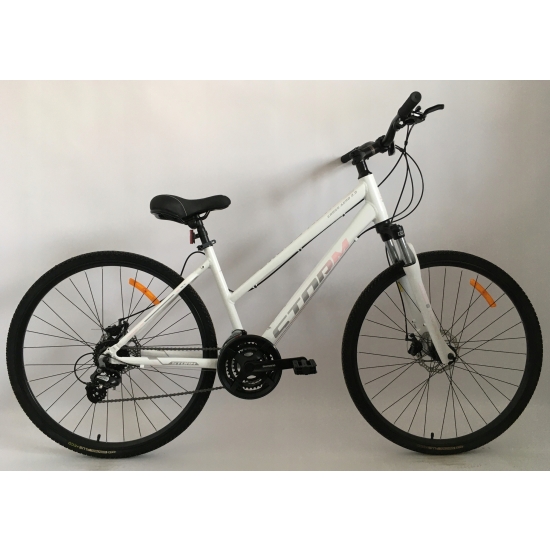 Rower STORM CROSS AERO 2.0 LADY biały/pudrowy róż 17