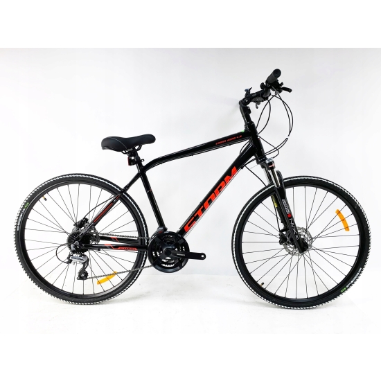 Rower STORM CROSS AERO 4.0 MAN czarny/czerwony 19
