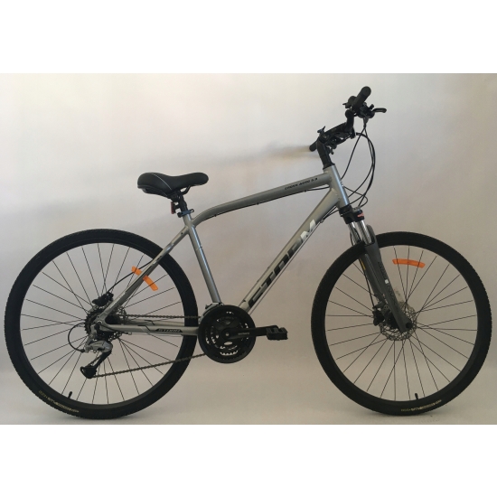 Rower STORM CROSS AERO 5.0 MAN srebrny/biały 19