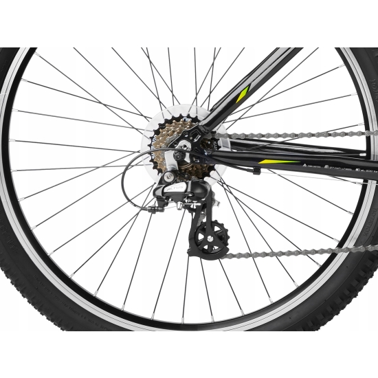 Rower ROMET RAMBLER R7.0 czarno-żółto-srebrny 21 XL