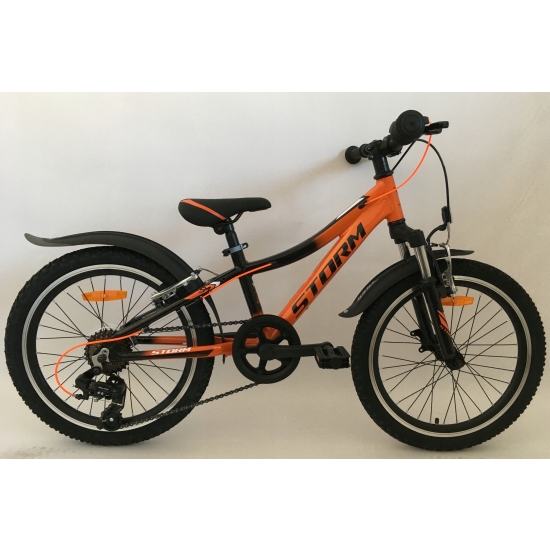 Rower STORM RACER 20 2VBR pomarańczowy/czarny