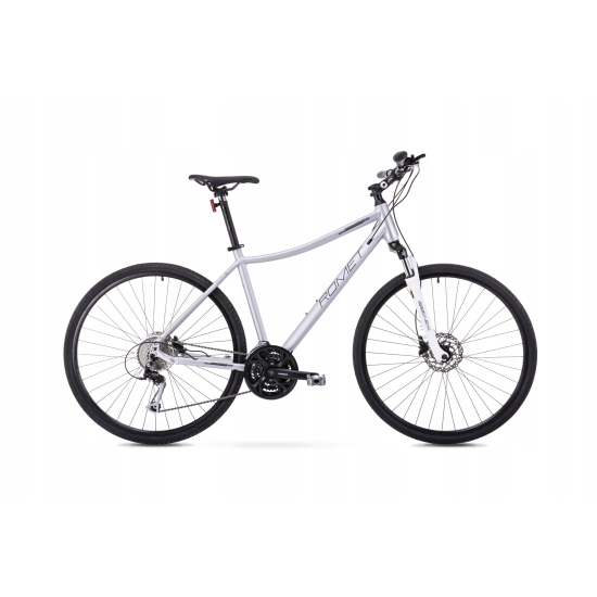 Rower ROMET ORKAN 4 D srebrno-fioletowy 20 L
