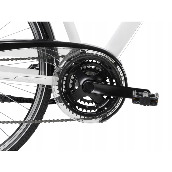 Rower ROMET WAGANT 1 biało-szary 21 L