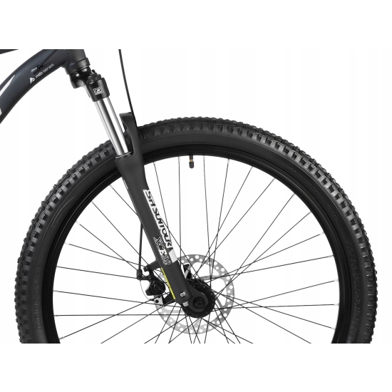 Rower ROMET RAMBLER R7.1 czarno-turkus-srebrn 19 L