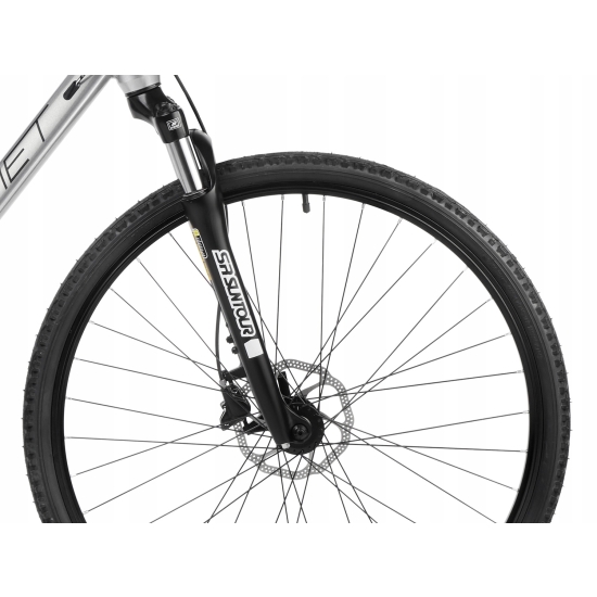 Rower ROMET ORKAN 4 M LITE srebrno-czarny 18 M