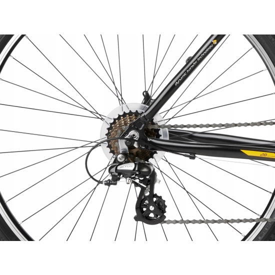 Rower ROMET ORKAN M LITE czarno-złoty 21 L