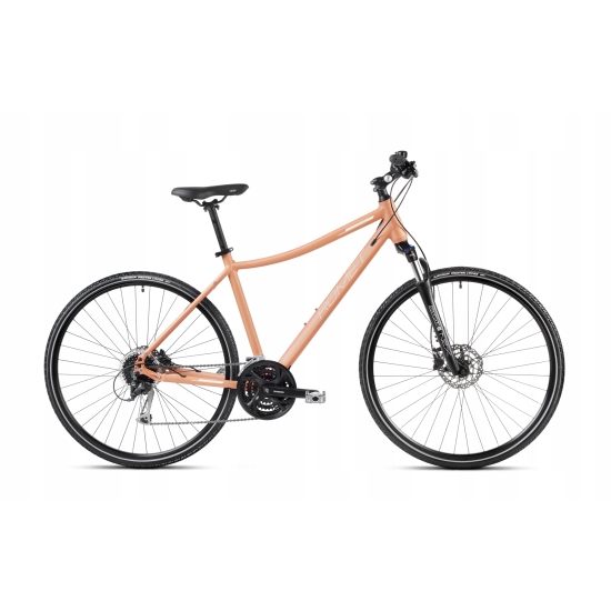 Rower ROMET ORKAN 4 D łososiowo-biały 20 L