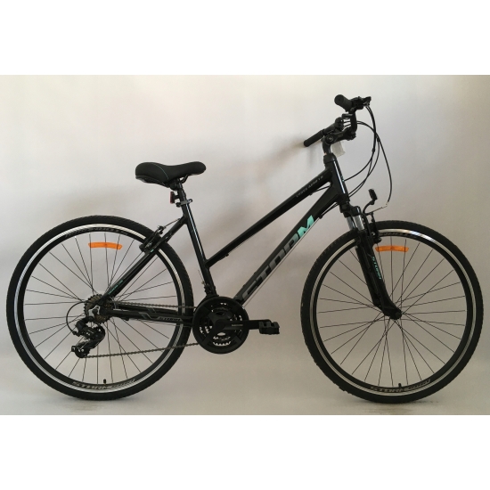Rower STORM CROSS AERO 1.0 LADY czarny/mięta 19