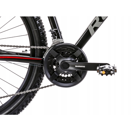 Rower ROMET MUSTANG M7.1 czarno-czerwony 21 XL