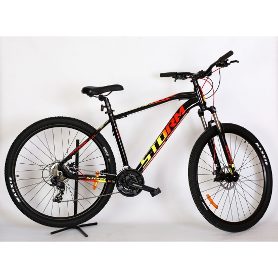 Rower STORM SHARK 29 1.0 MAN czarny/czerwony/żółty 19