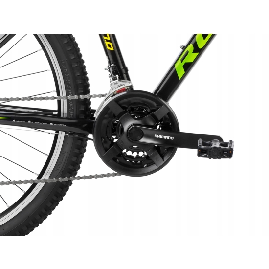 Rower ROMET RAMBLER R7.0 czarno-żółto-srebrny 21 XL