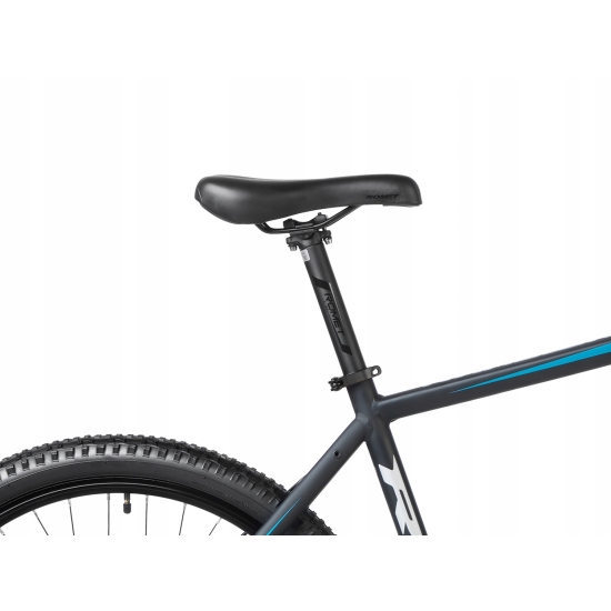 Rower ROMET RAMBLER R7.1 czarno-turkus-srebrn 19 L