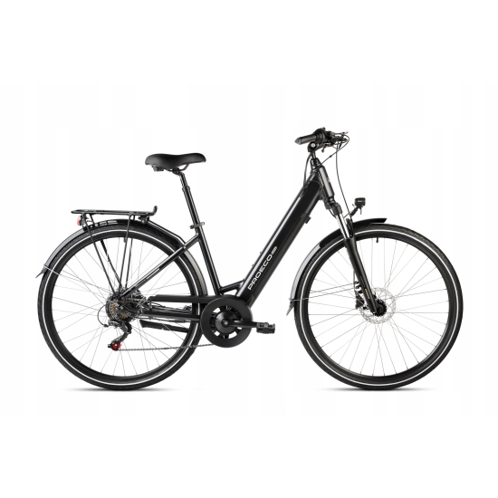 Rower elektryczny ROMET PROECO ON WAVE 1.0 504WH grafitowo-srebrny 19 L