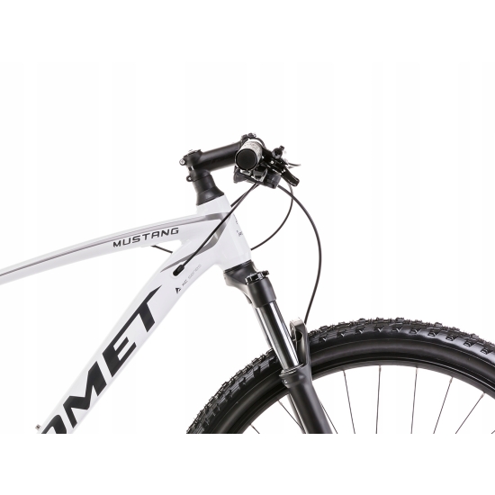 Rower ROMET MUSTANG M7 biało-szary 17 M