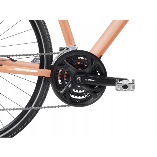 Rower ROMET ORKAN 4 D łososiowo-biały 20 L