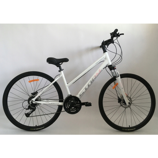 Rower STORM CROSS AERO 4.0 LADY biały/pudrowy róż 17