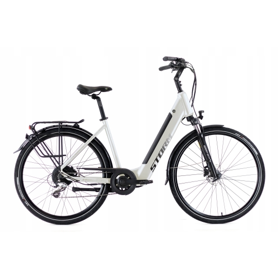 Rower elektryczny STORM E-DIAMOND DEEP 2.0 LADY perła 19