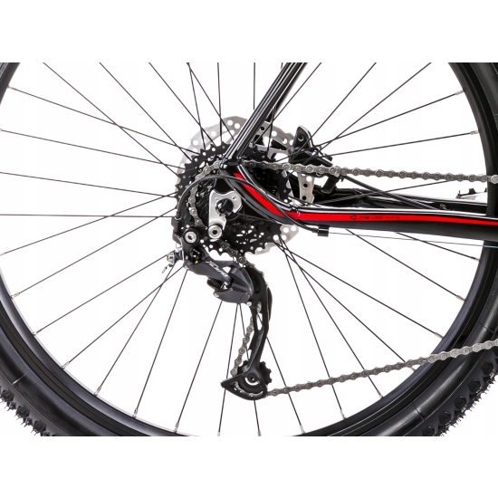 Rower ROMET MUSTANG M7.1 czarno-czerwony 19 L