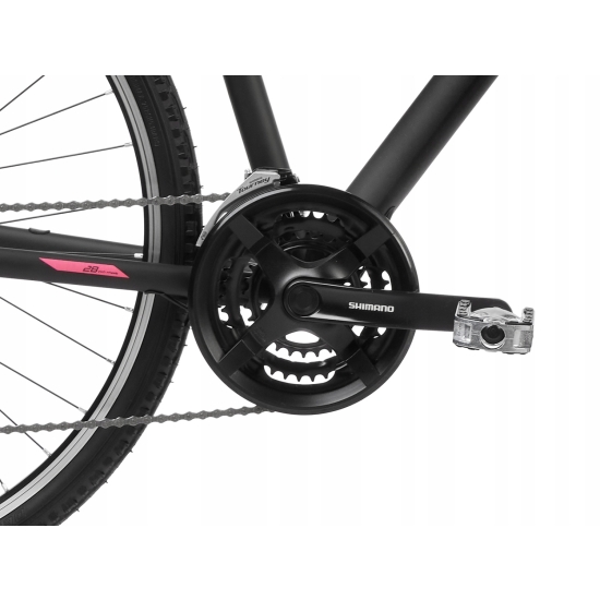 Rower ROMET ORKAN 3 D LITE czarno-czerwony 20 L