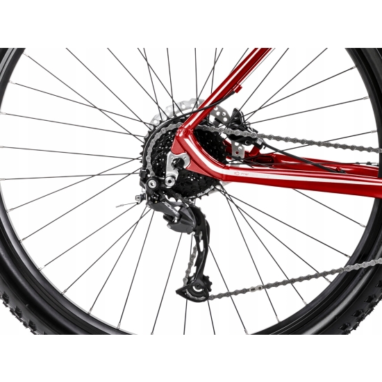 Rower ROMET MUSTANG M2 czerwono-biały 19 L