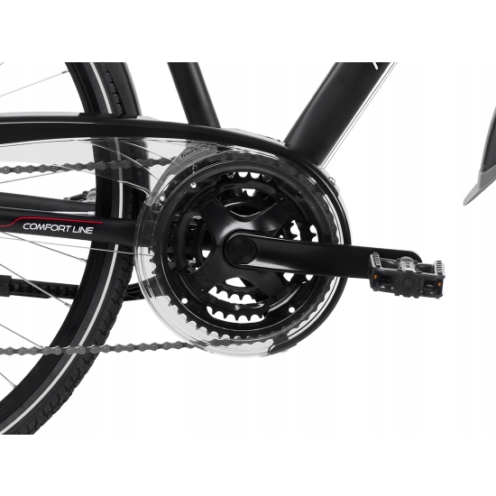 Rower ROMET WAGANT 2 czarno-czerwony 19 M